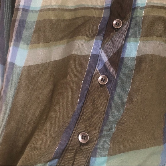 Christopher & Banks button down flannel size petite small - Picture 2 of 5